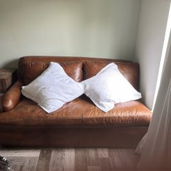 Restoration Hardware Sofa Leather