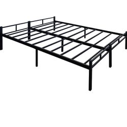 King Bed Frame - Sturdy, Easy Assembly, Detachable, No Box Spring Needed 