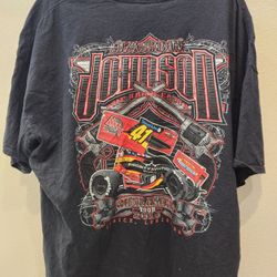 Gildan Jason Johnson T-Shirt Size 3XL. World Of Outlaws. Ragin Cajun - Men