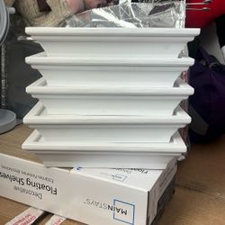 Small individual shelves 