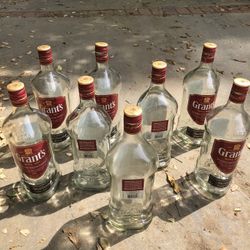 Large Glass Alcohol Bottles