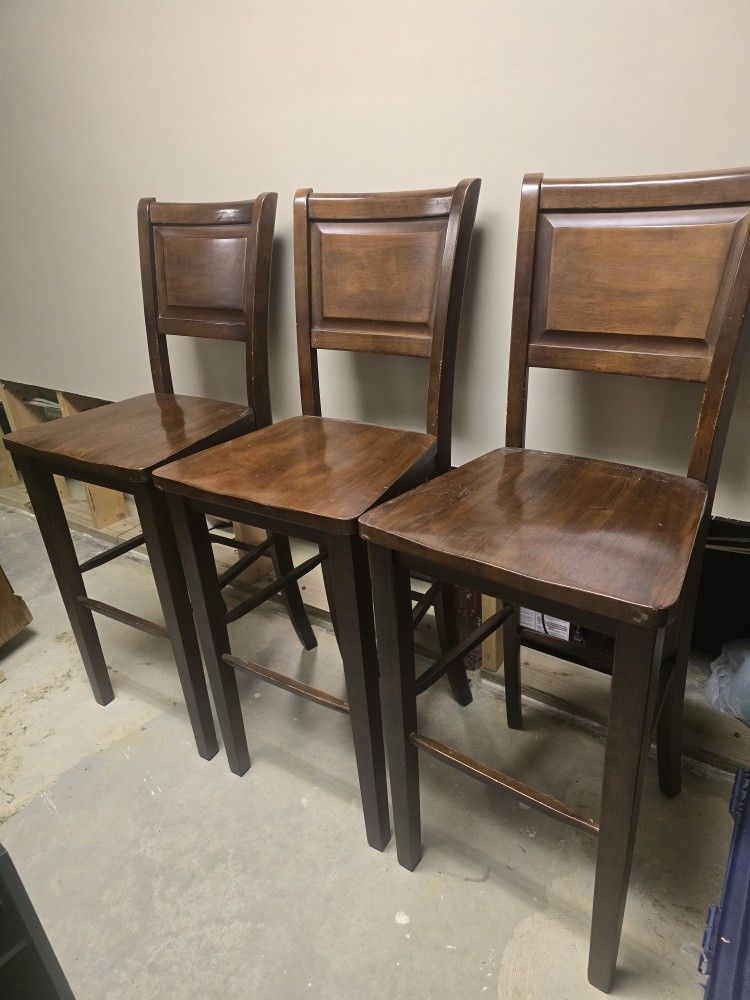 Solid WOOD Barstools