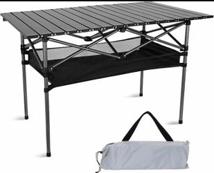 Mesa plegable para camping