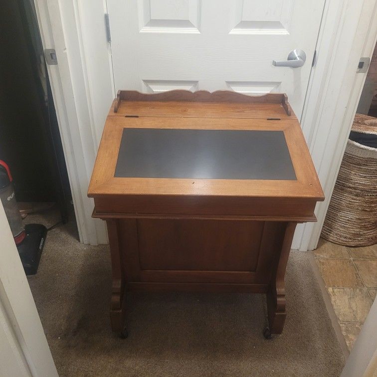 Antique Oak Writing Table