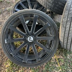 5 Lug 20 Inch Rims Set 