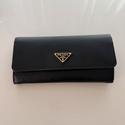 Prada large Saffiano leather wallet