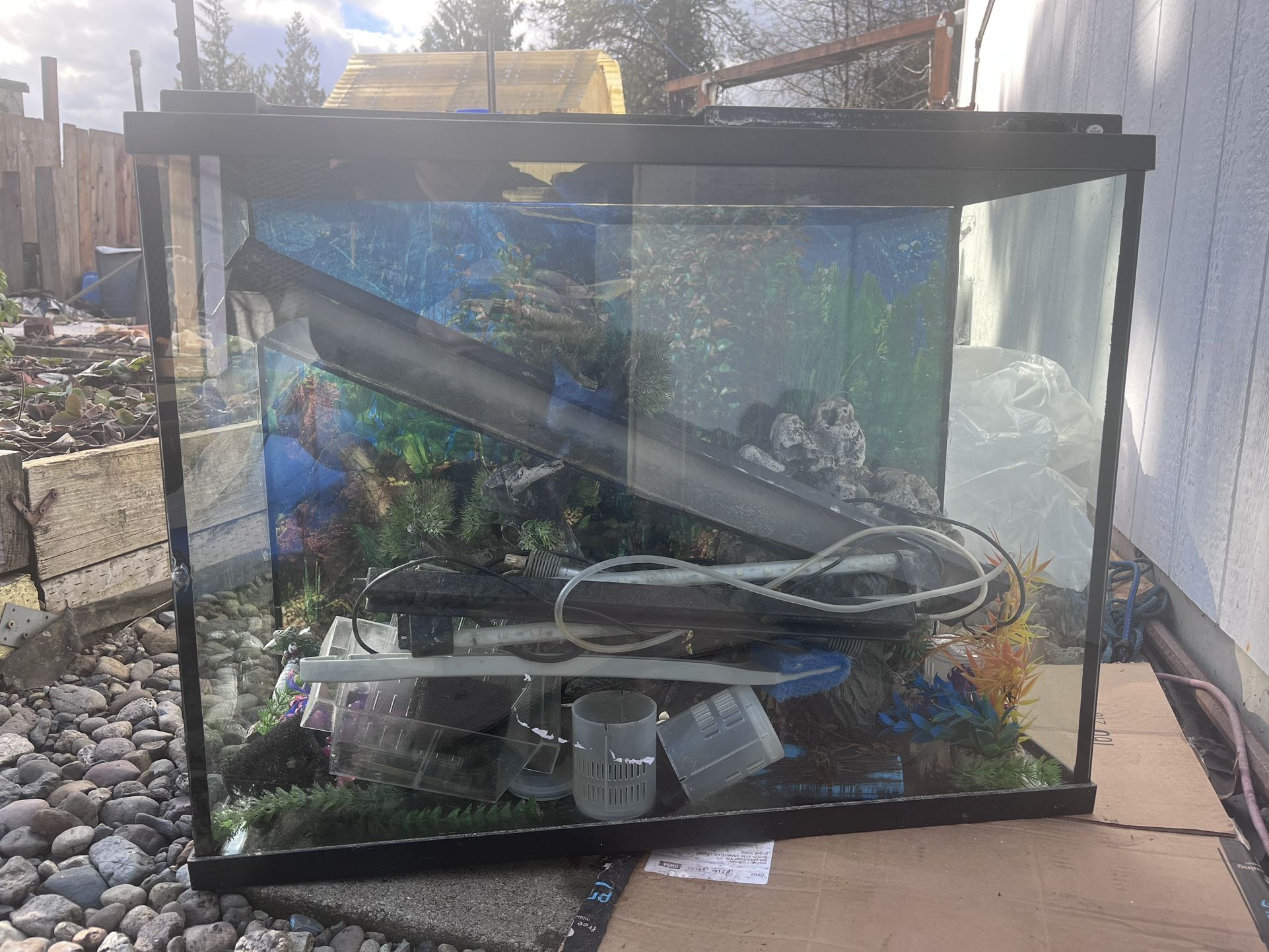 35gal Top Fin Fish Tank/ Terrarium  (Make Offer)