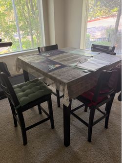 Dining table with chairs
