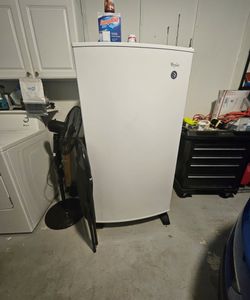 Upright Whirlpool freezer