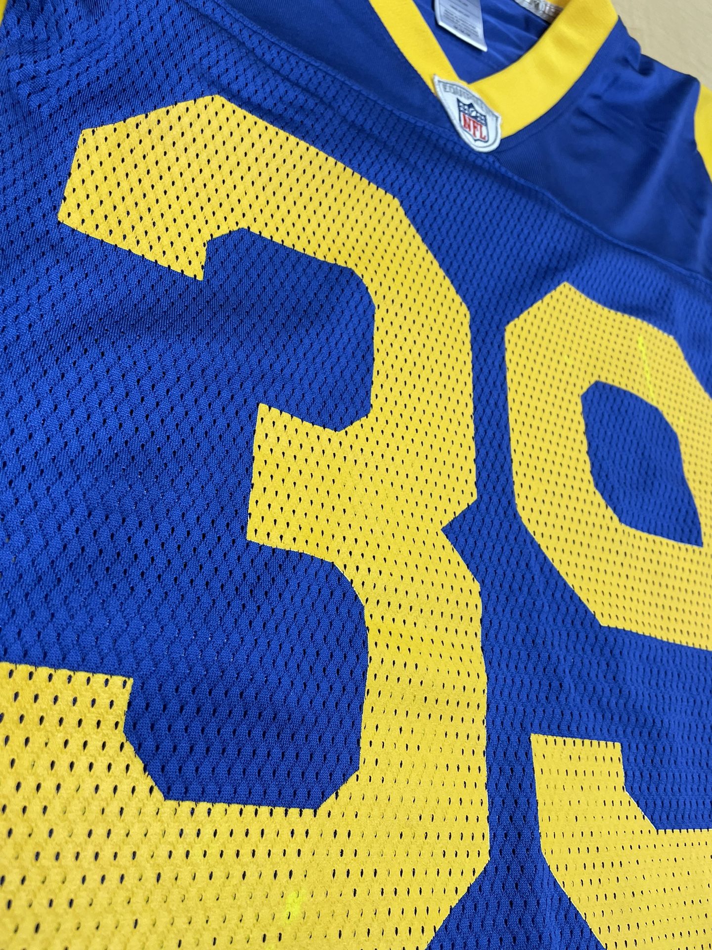 Throwback St. Louis Rams (Los Angeles Rams) Steven Jackson Jersey 