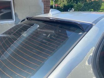 Up Gloss Black Rear Roof Window Visor Spoiler Wing