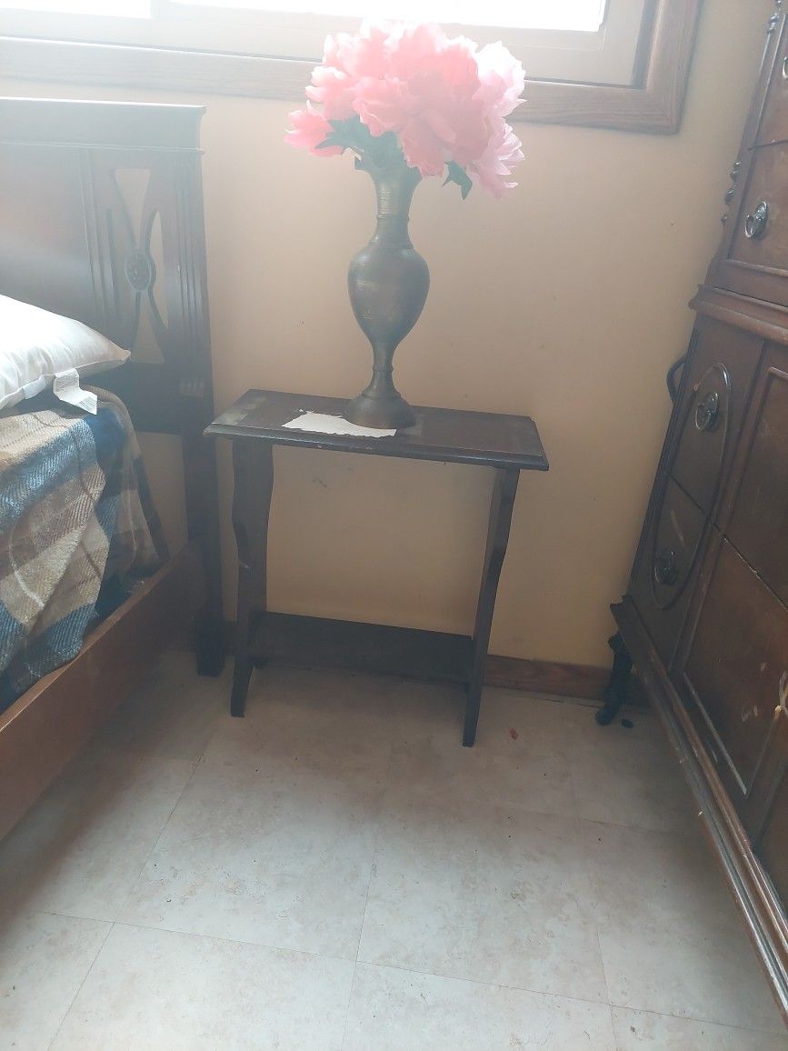 Antique Bedside Table