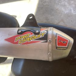 Yamaha YZ 250F pro circuit pipe