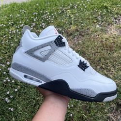 Jordan 4 White Cement 