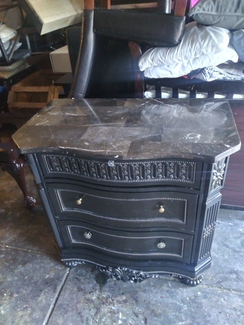 Marble Top Dresser 34 Wide 35 Height 19 Deep