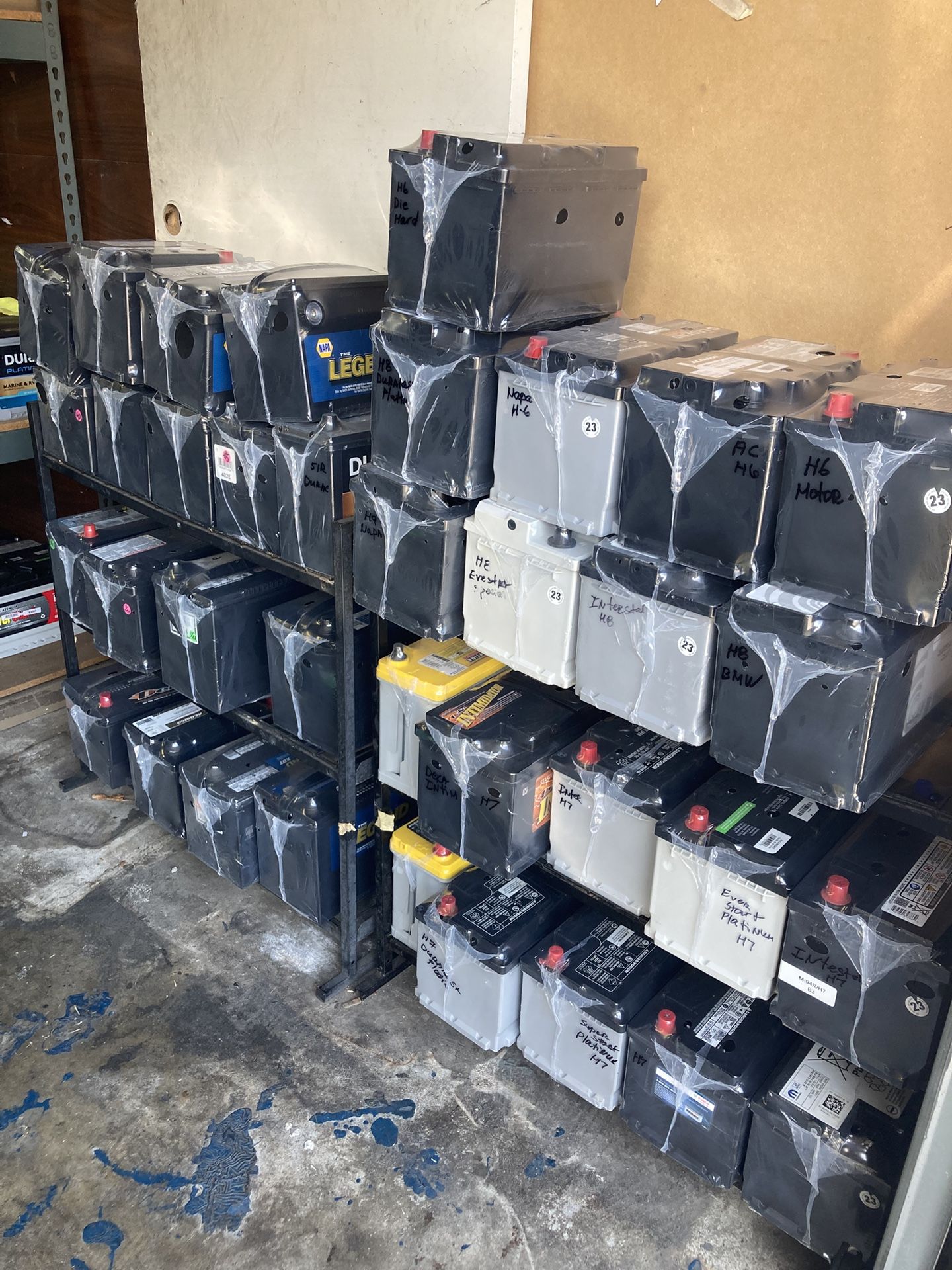 Car batteries