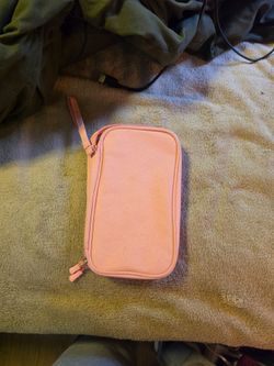 Pink Zip Pouch Travel Organizer