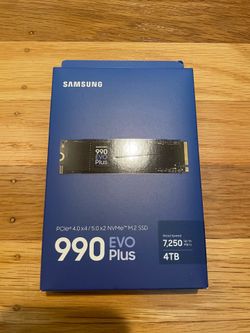 Samsung SSD 990 EVO Plus 4TB, PCIe Gen 4x4 | 5x2 M.2 2280