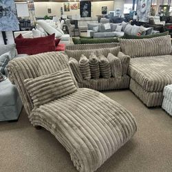 Corduroy Lounge Chair