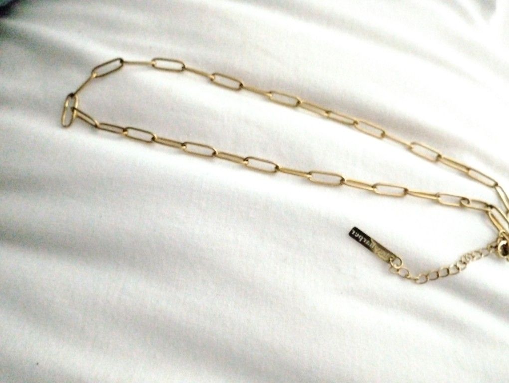 Gold Plated Chain Necklace 