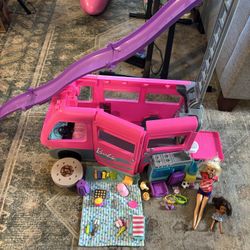 Barbie Lot! Plane Camper Camping Grocery Etc