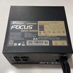 Seasonic Focus GM-550 80+ Gold (550W) — Semi-Modular PSU