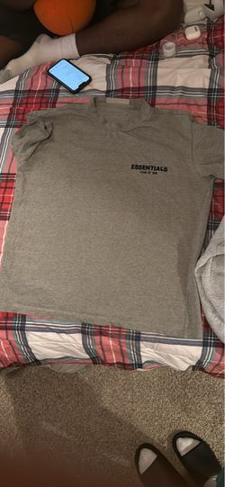 Fear of God Essentials Grey T-Shirt Size Small