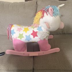NEVER USED ROCKING UNICORN $15 PICKUP HUMBLE 77396