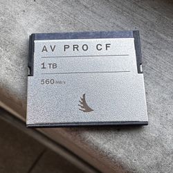 Angelbird - AV PRO CF - 1 TB - CFast 2.0 Memory Card - for Cinematography, Burst Photography and Continuous Mode Shooting - up to 12K RAW
