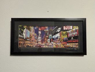 Studio 500 Time Square Broadway Shows #2 (3D Framed Art)