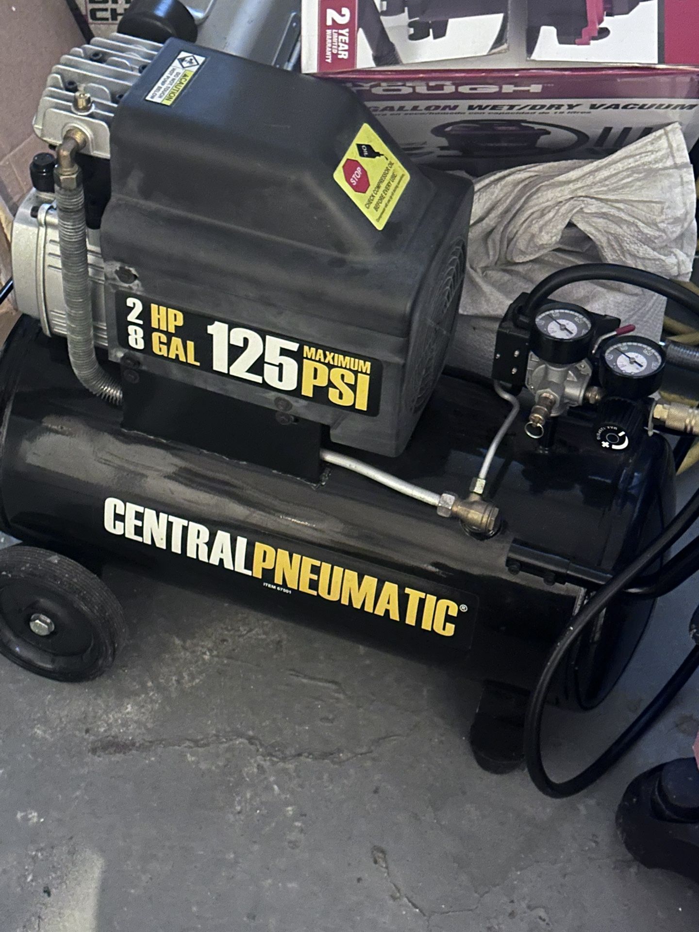 Air Compressor Central Pneumatic