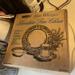 Blue Whisper, Porcelain Fine China