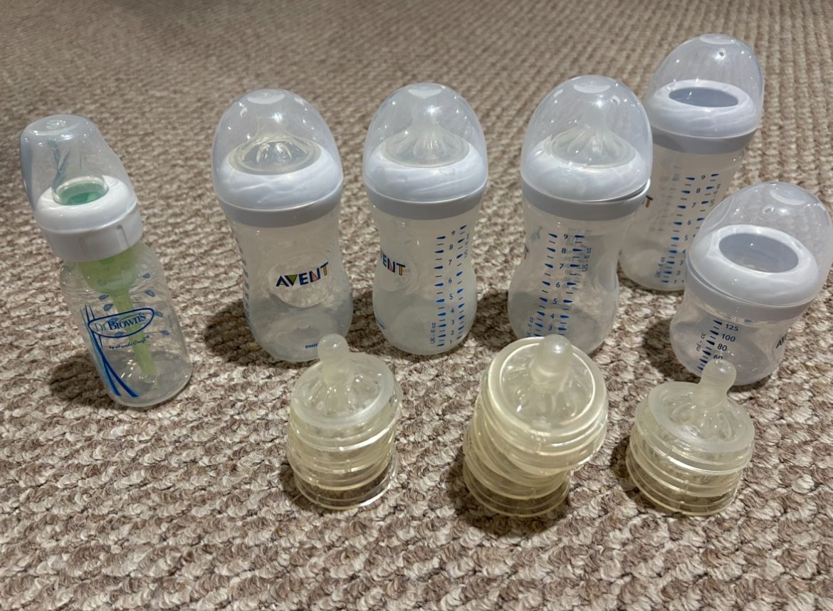Phillips Avent Bottles, Dr. Brown, Burp Cloths