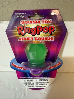 NEW Ring Pop Squishi Toy