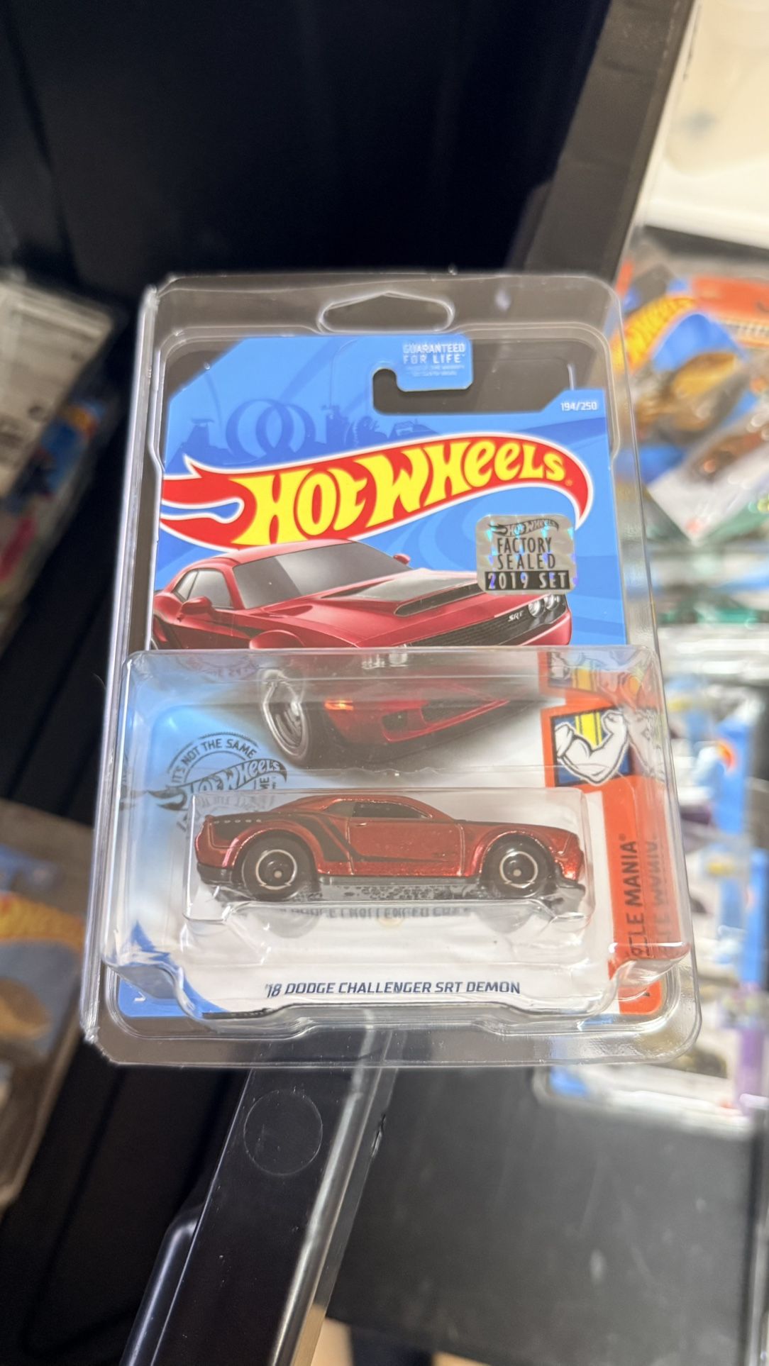 Hot Wheel Super Treasure Hunt Dodge Challenger SRT Demon Factory Sealed