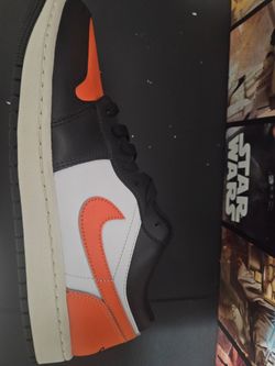 Air Jordan 1 Low Black Orange sneakers