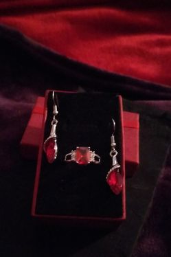 Crystal Red Ruby Duo