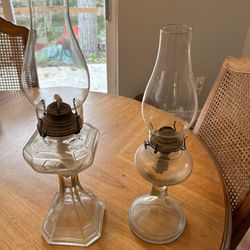 Antique Hurricane Lamps
