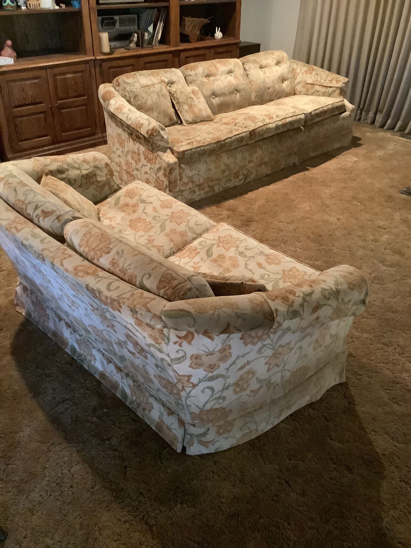 Sleeper Sofa And Loveseat…located In Gustine