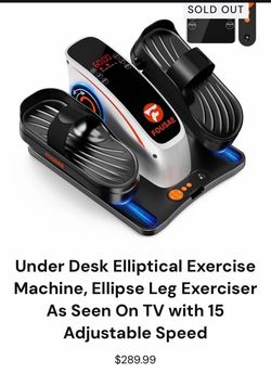 Under Desk Elliptical Machine, Electric Ellipse