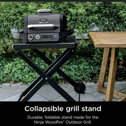 Woodfire Outdoor Collapsible Grill Stand / Soporte de parrillera 