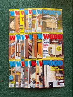 Lot of 25 Vintage Wood Magazines From 2014-2018