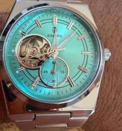AIMANA Automatic Open Heart Watch