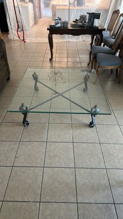 Square Glass Table