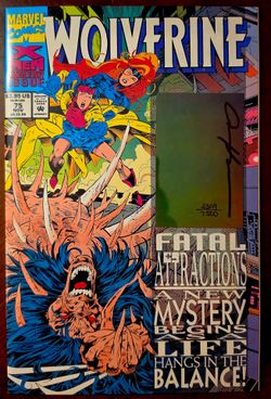Wolverine #75 🔑 Marvel Comics Signed By Adam Kubert/ Dynamic Forces COA NM🔥🔥