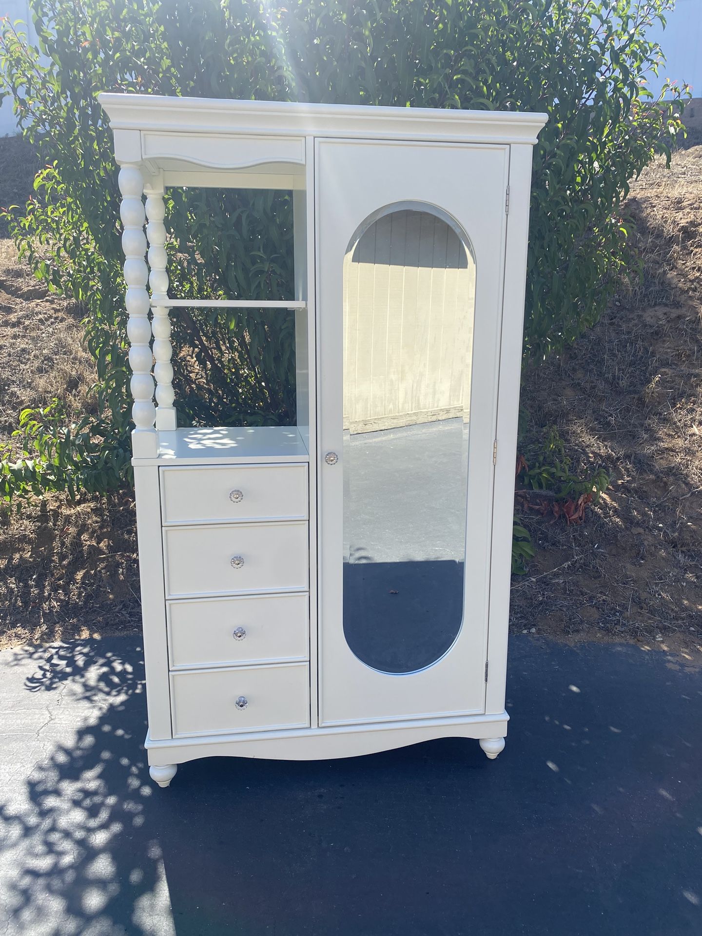 Beautiful White Armoire 