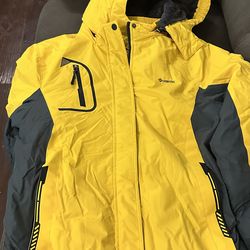 GEMYSE Boy's Waterproof Ski Snow Jacket Hooded