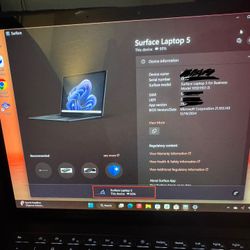Microsoft Surface Laptop 5 13.5" Touchscreen Notebook