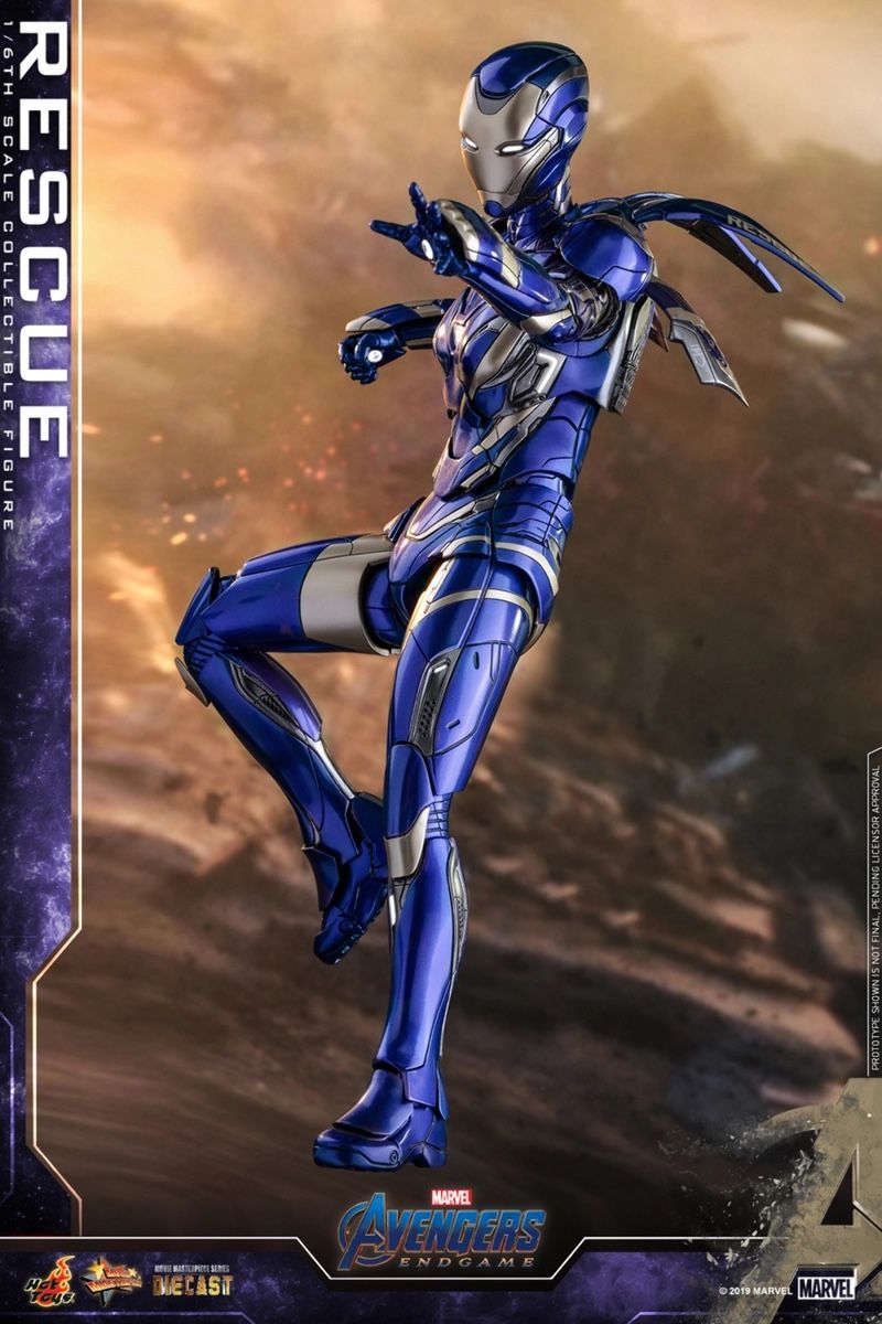Hot Toys MMS538D32 Avengers Endgame Pepper Potts Rescue Suit 12'' 1/6 Figure