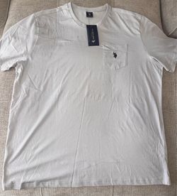 U.S. Polo Assn. Light Grey  Pocket T-Shirt XXL – New with Tags